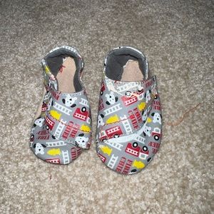 Baby fire chief shoes
